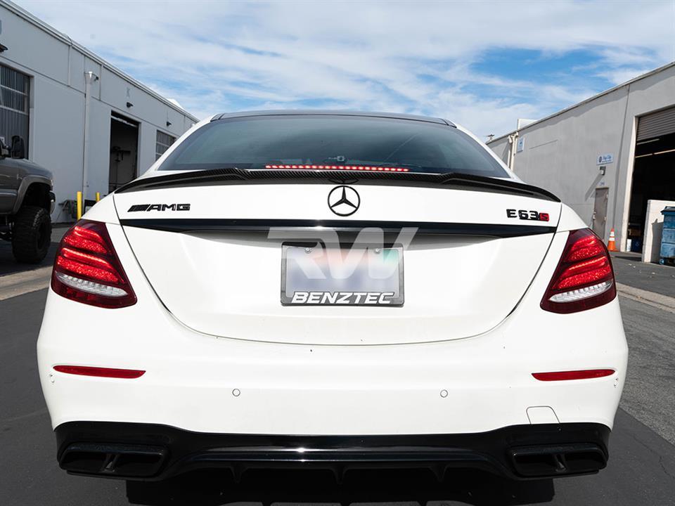 RW Carbon Mercedes W213 XR Carbon Fiber Trunk Spoiler