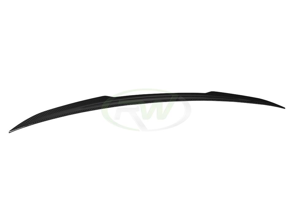 Alternative view of RW Carbon Mercedes W213 XR Carbon Fiber Trunk Spoiler