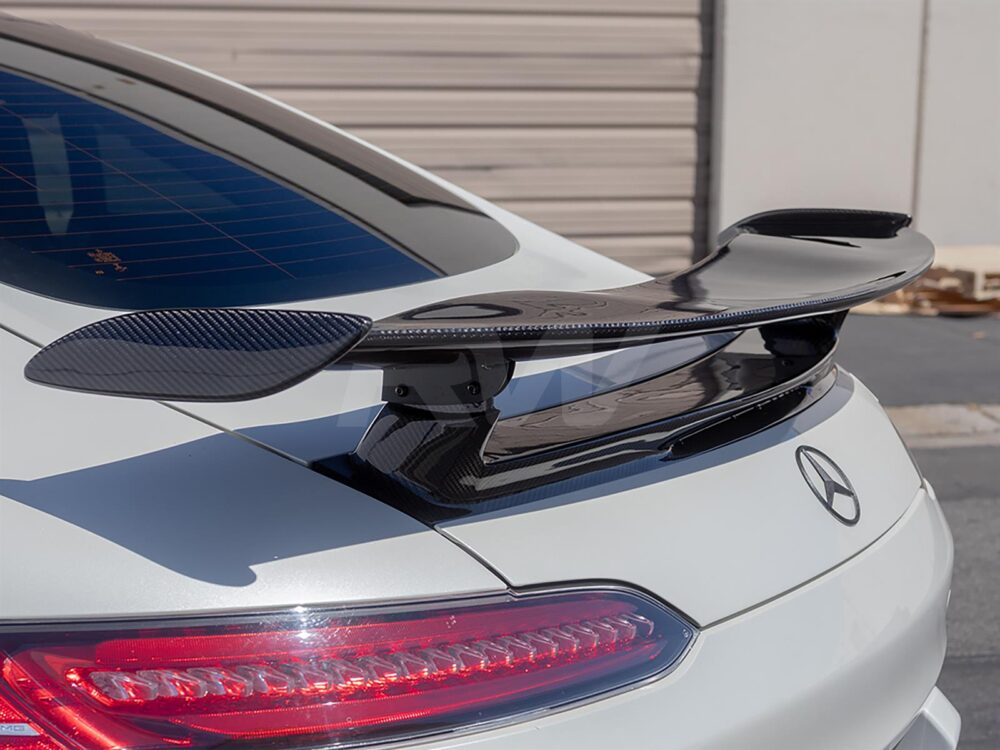 RW Carbon Mercedes C190 GT GTS GTC GTR Style CF Wing - Image 16