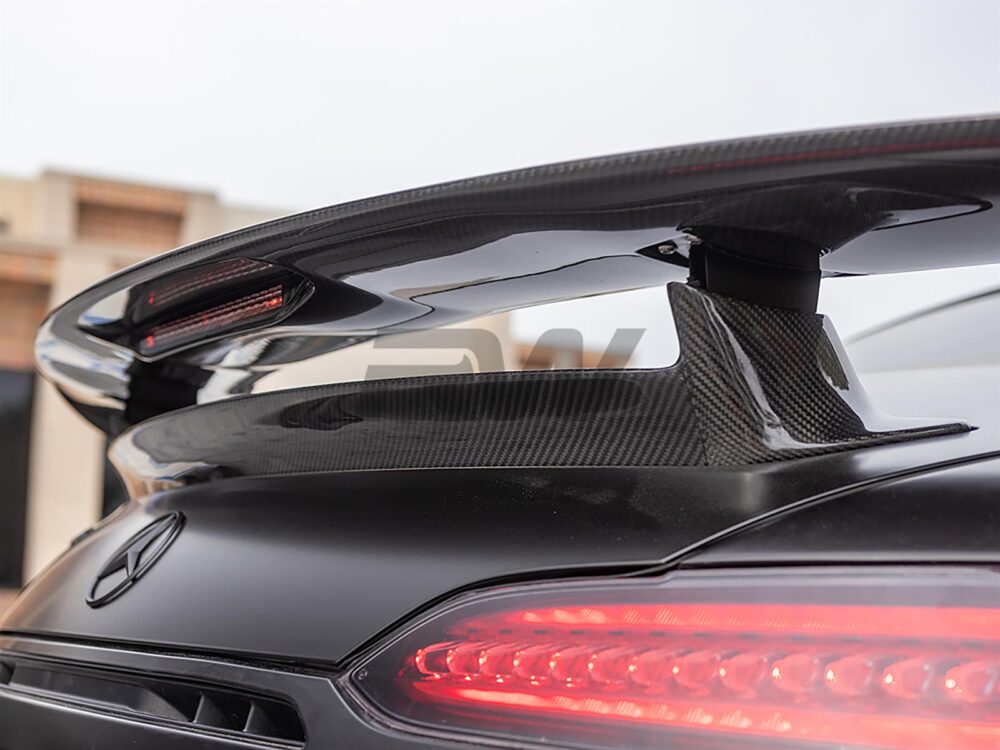 RW Carbon Mercedes R190 GT GTS GTC GTR Carbon Fiber Roadster Wing - Image 9