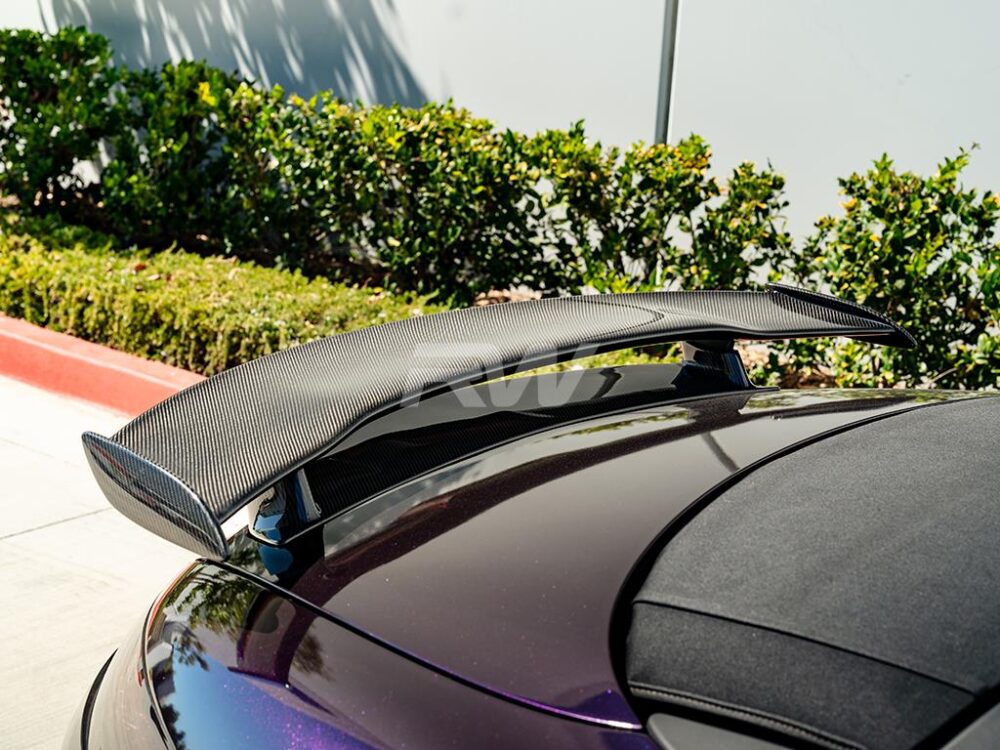 RW Carbon Mercedes R190 GT GTS GTC GTR Carbon Fiber Roadster Wing - Image 13