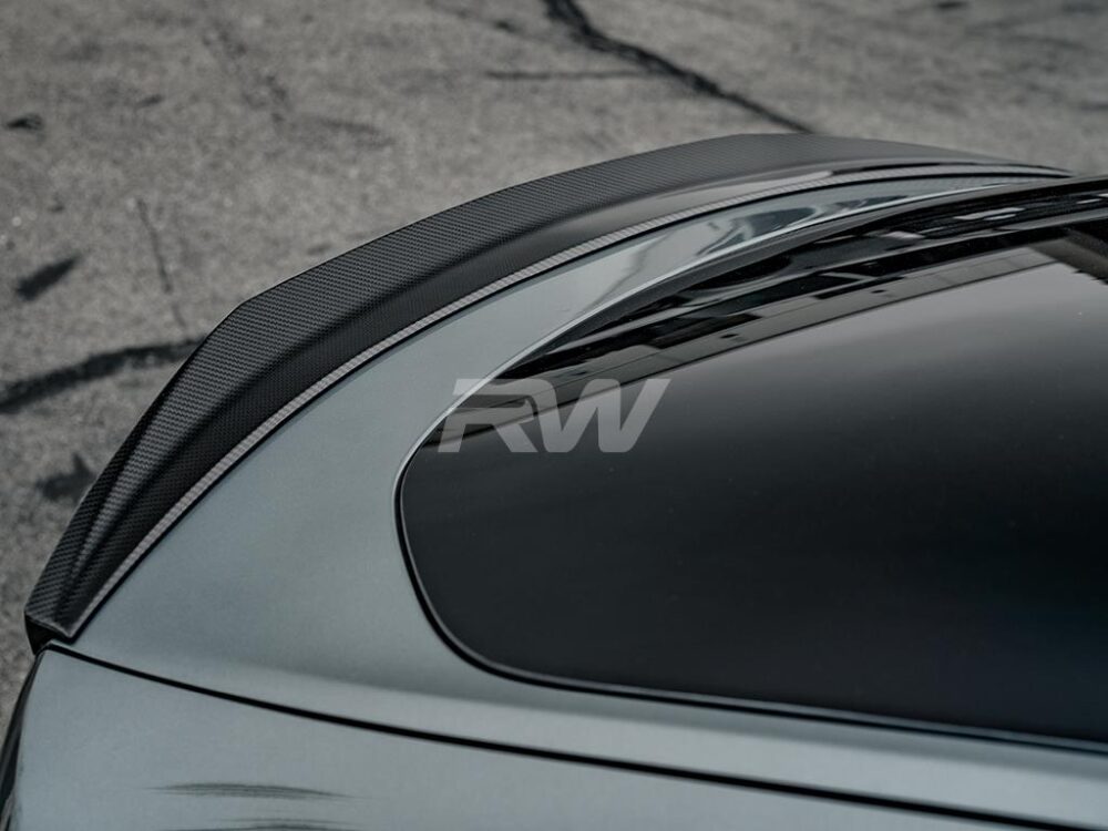 RW Carbon Mercedes W167 GLE Coupe Carbon Fiber Trunk Spoiler - Image 7