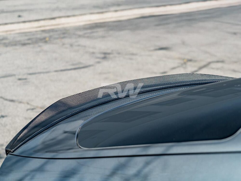 RW Carbon Mercedes W167 GLE Coupe Carbon Fiber Trunk Spoiler - Image 12
