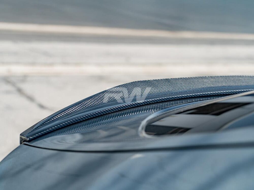 RW Carbon Mercedes W167 GLE Coupe Carbon Fiber Trunk Spoiler - Image 3