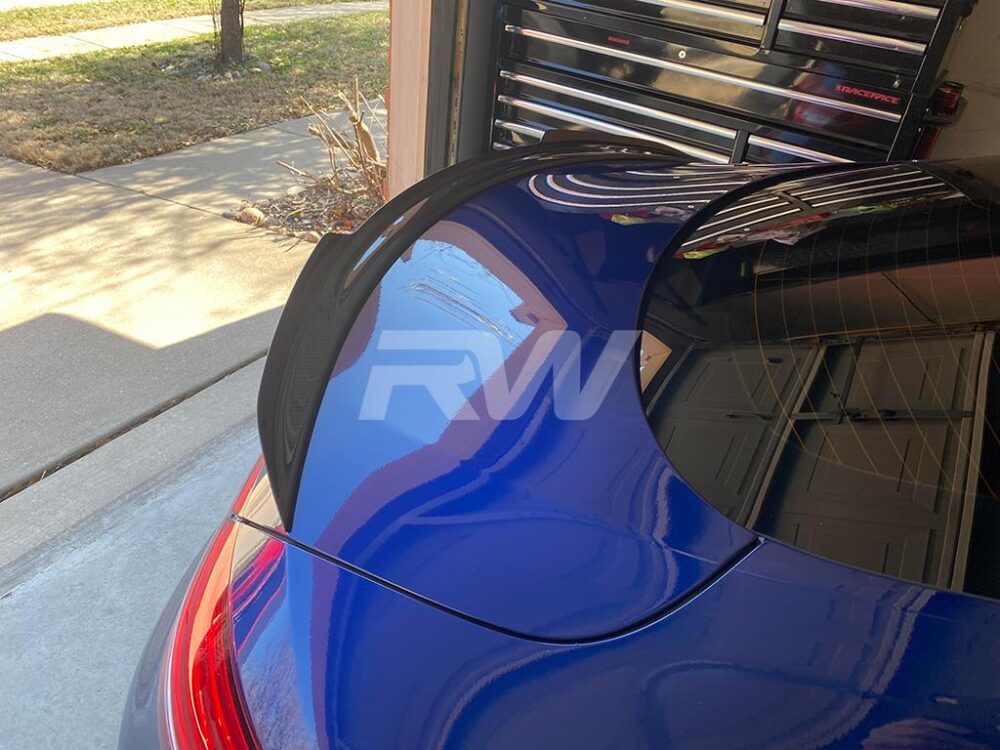 RW Carbon Mercedes W205 XR Coupe Carbon Fiber Trunk Spoiler - Image 7