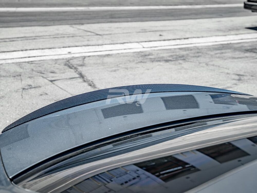 RW Carbon Mercedes W222 Carbon Fiber Trunk Spoiler - Image 2