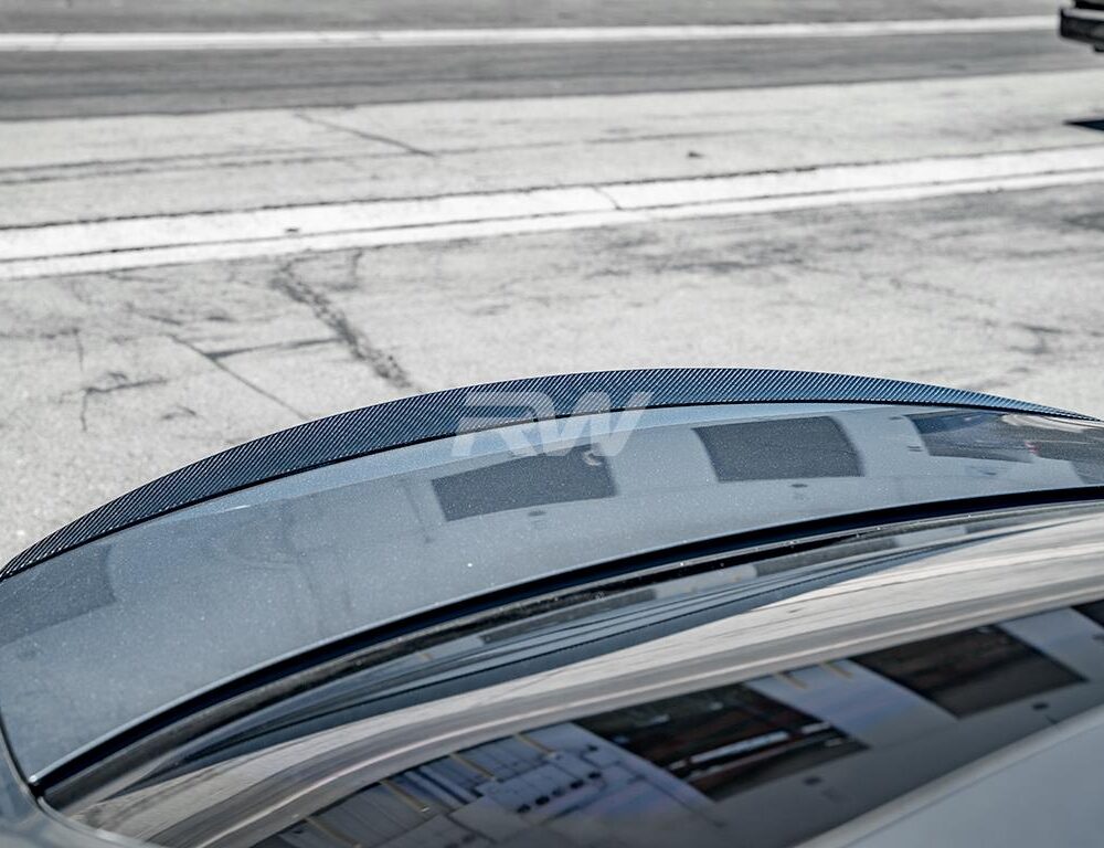Alternative view of RW Carbon Mercedes W222 Carbon Fiber Trunk Spoiler