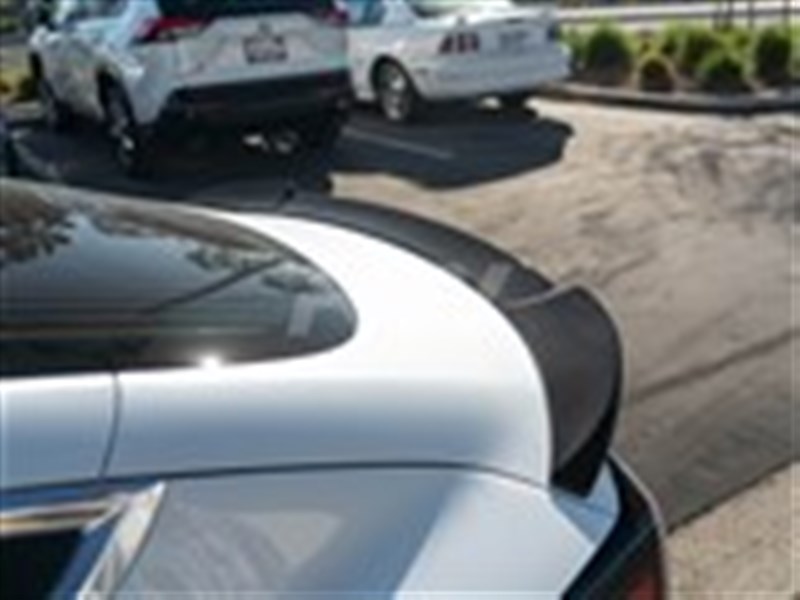 Alternative view of RW Carbon Tesla Model 3 Carbon Fiber DTM Trunk Spoiler