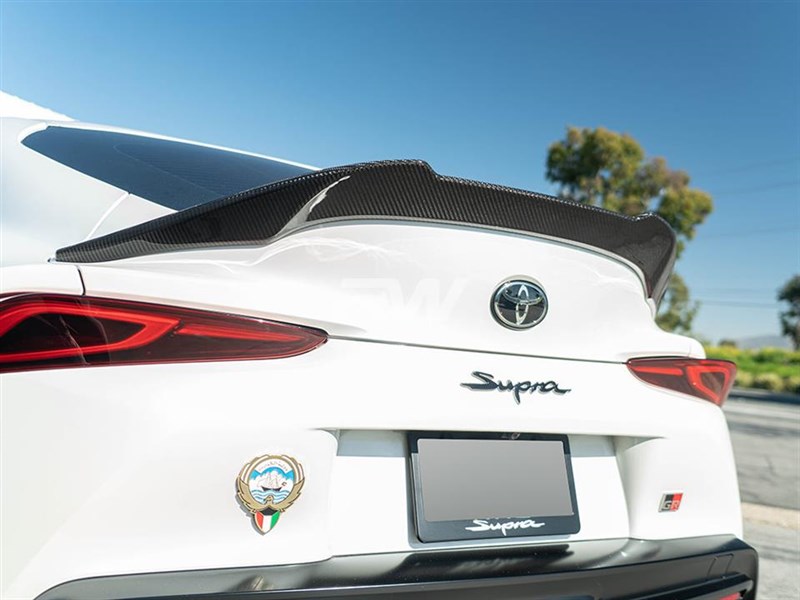 RW Carbon Toyota Supra A90 20+ Carbon Fiber Trunk Spoiler