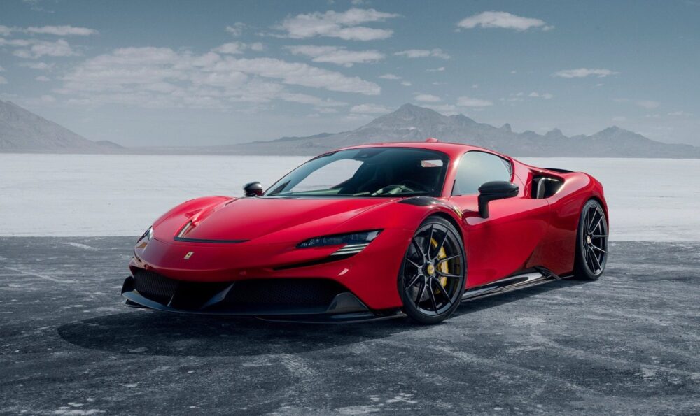 NOVITEC 2019-2024 Ferrari SF90 Carbon Fiber Front Bumper Flaps