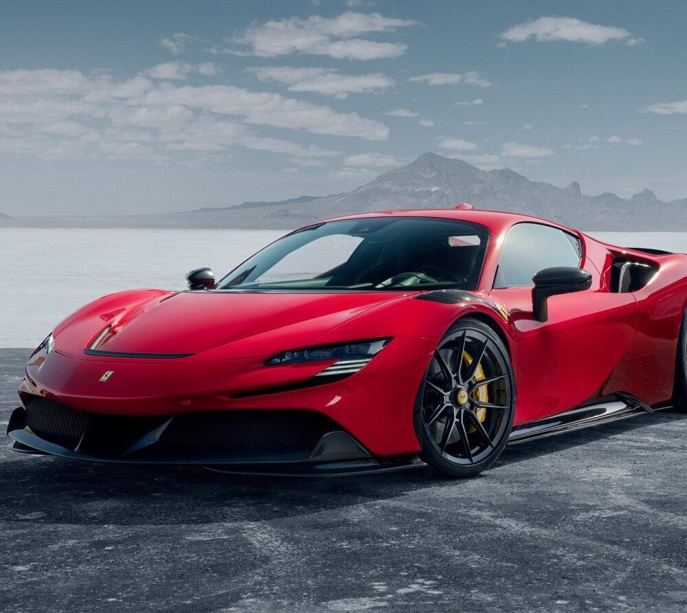 NOVITEC 2019-2024 Ferrari SF90 Carbon Fiber Front Bumper Flaps