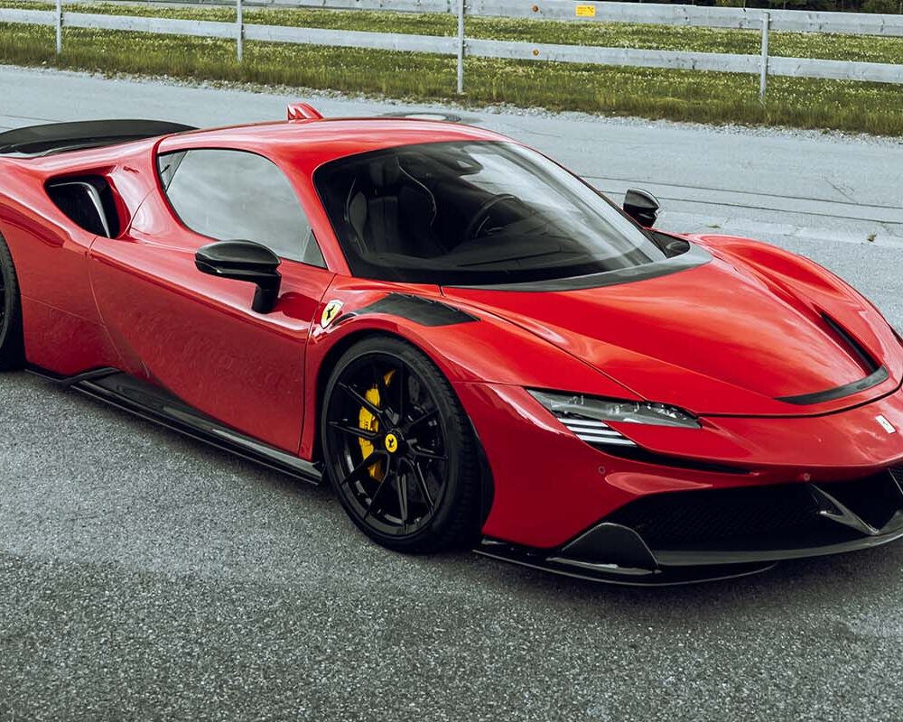 NOVITEC 2019-2024 Ferrari SF90 Carbon Fiber Side Skirts