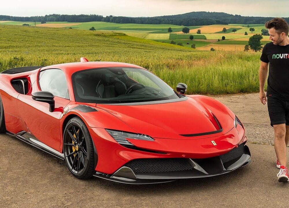 NOVITEC 2019-2024 Ferrari SF90 Carbon Fiber Mirror Covers