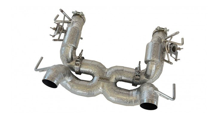 NOVITEC 2019-2024 Ferrari SF90 Race Exhaust System - With Valve