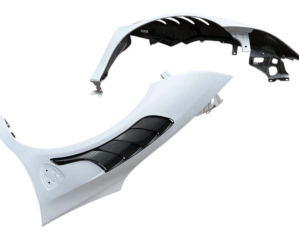 Alternative view of NOVITEC 2019-2024 Ferrari SF90 Race Front Fenders w/ Carbon Vents